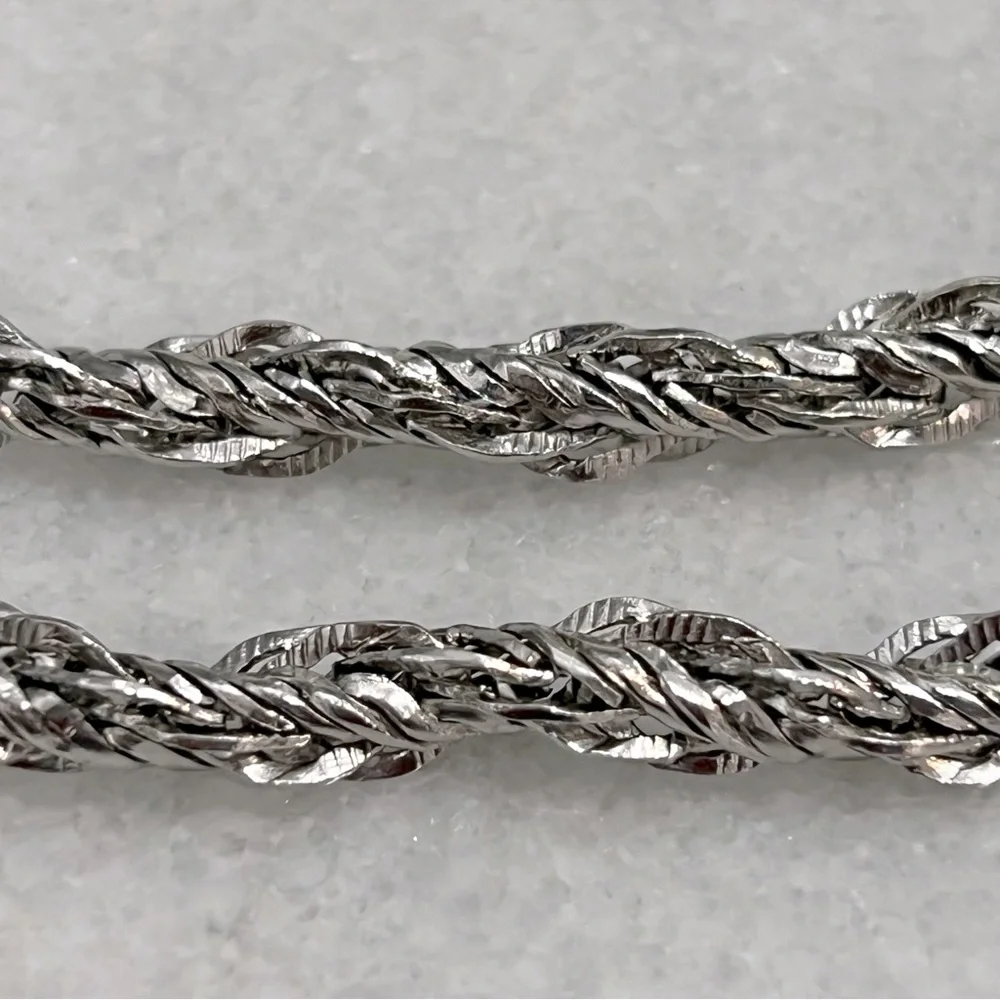 Men’s 6mm 24” Stainless Steel Twisted Link Chain
